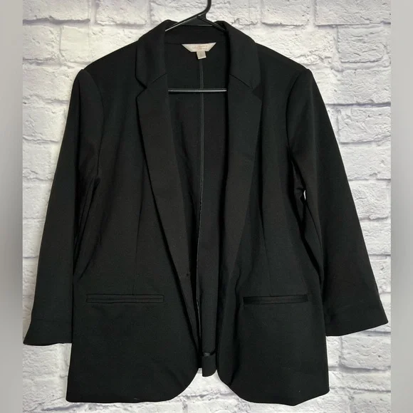 LC by Lauren Conrad Black Blazer Jacket - Picture 7 of 7